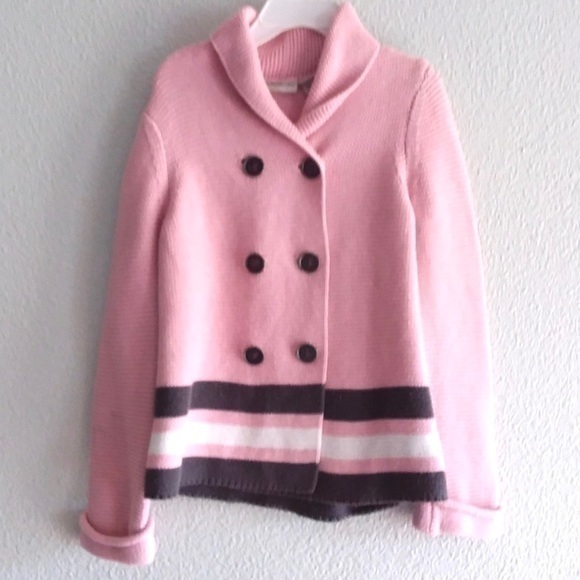 Calvin Klein jeans  pink vintage knit sweater -S - Picture 1 of 6